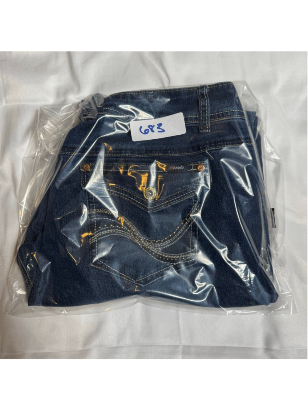 Women's Angels Blue Straight Leg Jeans Size 18 - Picture 11 of 11